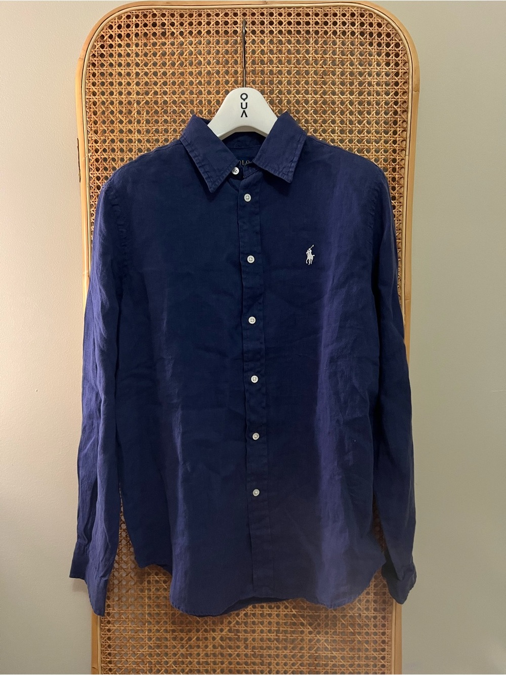 Ralph Lauren Women's Relaxed Fit Linen Shirt - Navy / S